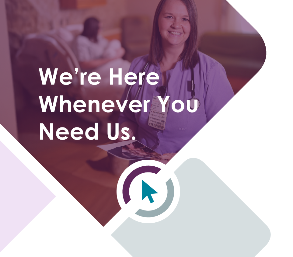 We're Here whenever you need us asset image