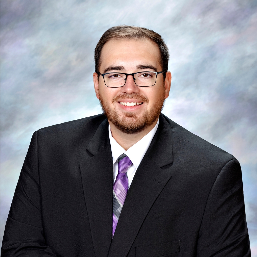 Dr. Sean Westendorf, MD, family medicine physician at Waverly Health Center’s Christophel Clinic, smiling in a professional portrait.