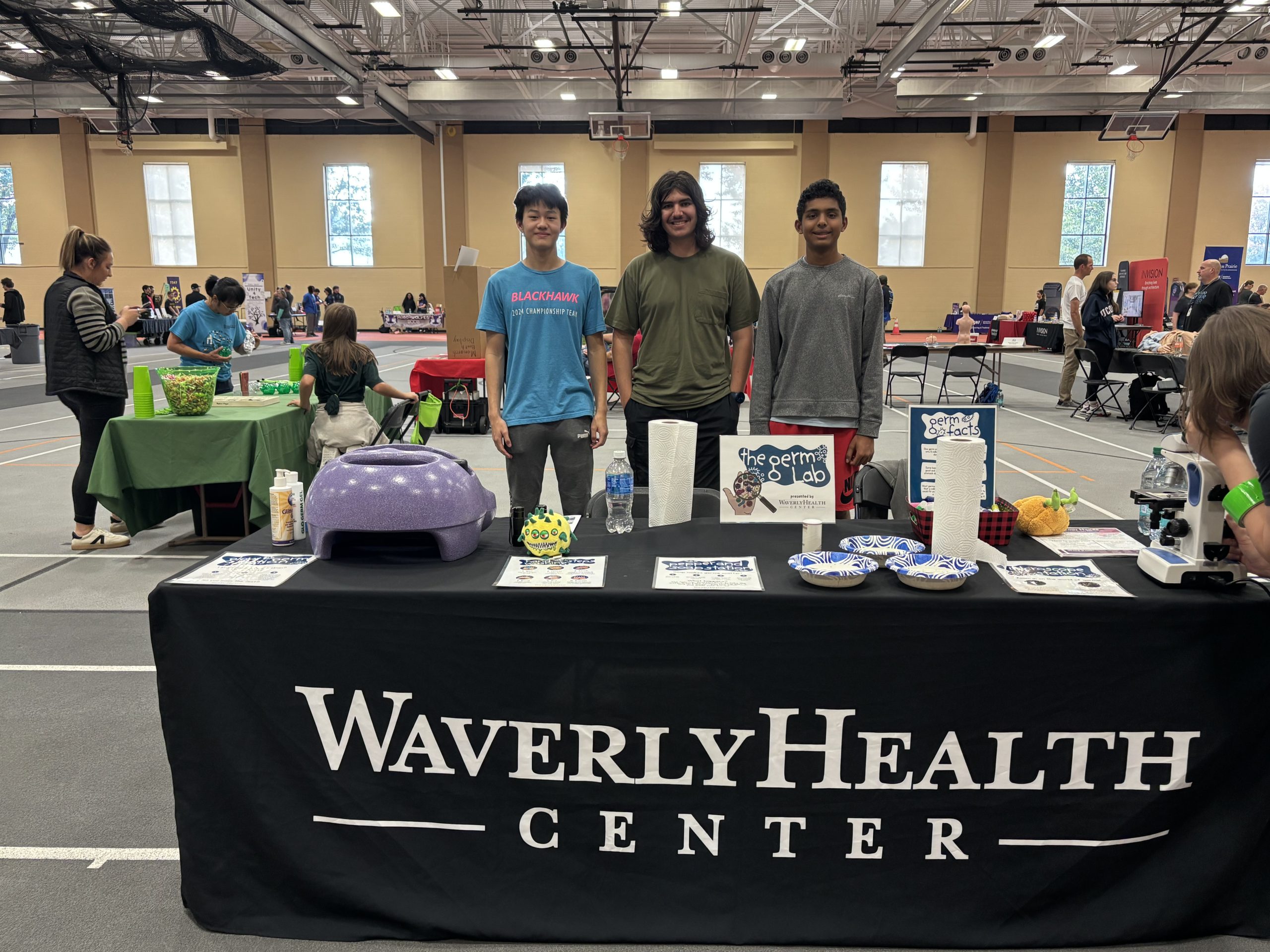 Student Volunteers at the STEM festival